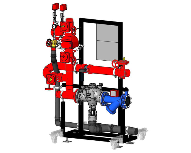 Prefab sprinklersentral TUSS10410/100H