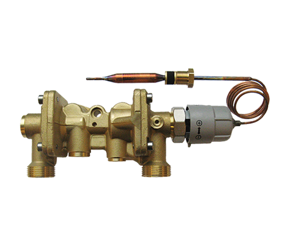 PTC2+P vinklet, trykk- og termostatstyrt, komplett