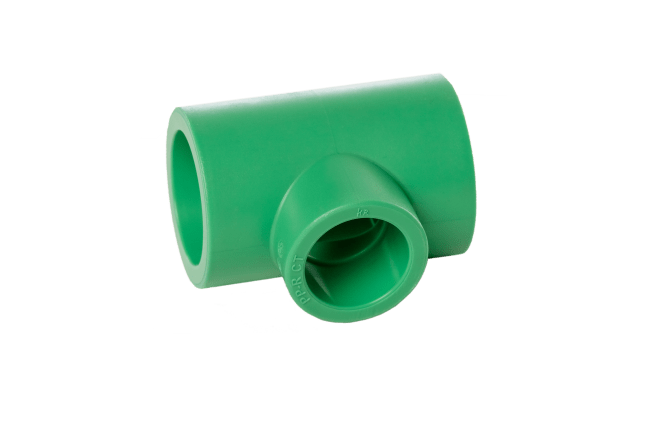 Reduksjon T-Rør PP-R Ø32x20x32 - GREEN