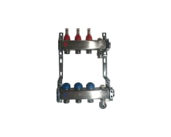 Fordeler 1" RF, 3 krets m/ flowmeter og retur regul.