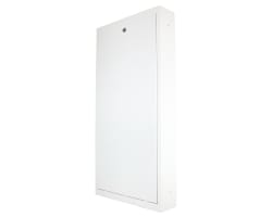 Inntaksskap inkl. dør 550x1130x145 RAL 9016