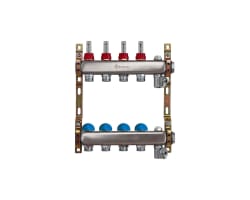 Fordeler 1" RF, 4 krets m/ flowmeter og retur regul.