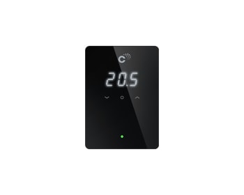 Hyco digital romtermostat, trådløs, sort
