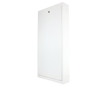 Inntaksskap inkl. dør 550x1130x235 RAL 9016