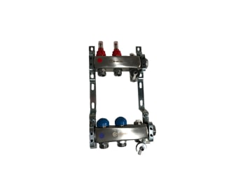 Fordeler 1" RF, 2 krets m/ flowmeter og retur regul.