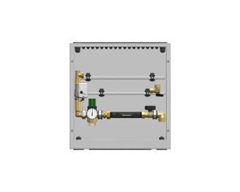 Inntaksskap mini, 550x580x145 m/dør og ramme