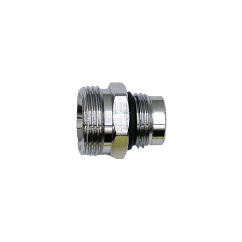 Overg. ansatsnippel, Underdel for flowmeter, 3/4" EK - 1/2"