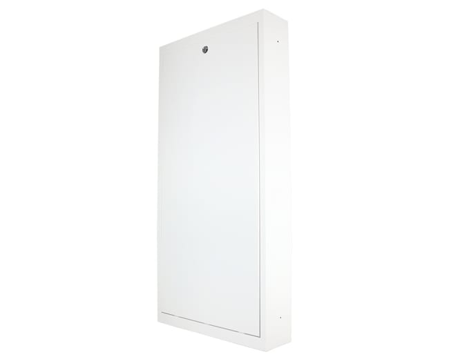 Inntaksskap inkl. dør 550x1130x145 RAL 9016