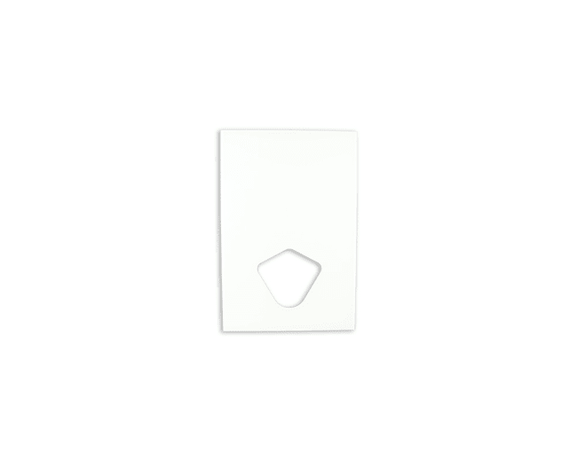 Nedre Glass for Ypsilon (Hvit) 546X810X6