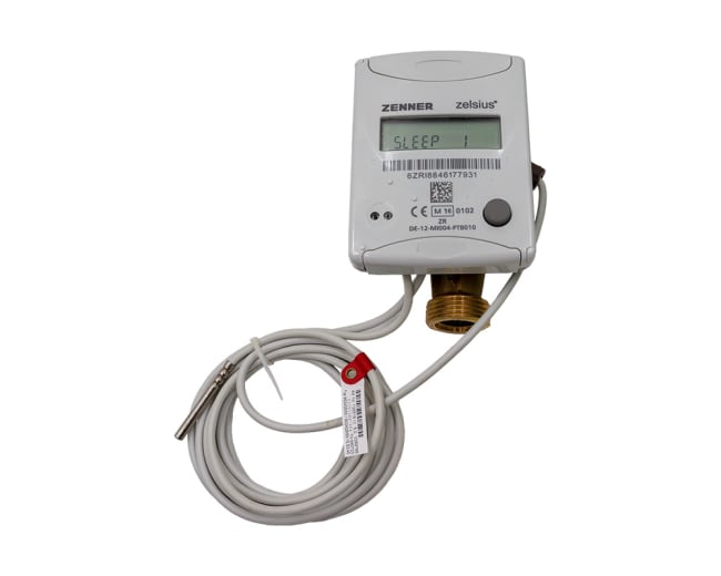Zenner Zelsius energimåler, 2,5 m³/h, 130 mm DN20, 1"