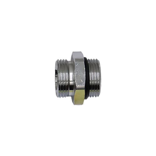 Overg. ansatsnippel 3/4" EK - 3/4" m/o-ring, forkr.