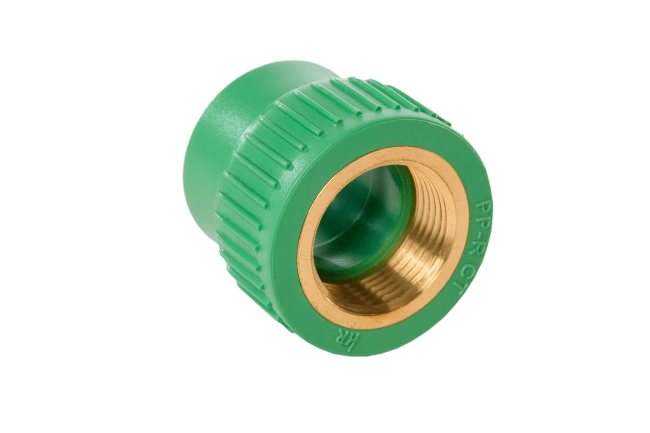 Overgangsmuffe 50x11/2" - PP-R GREEN