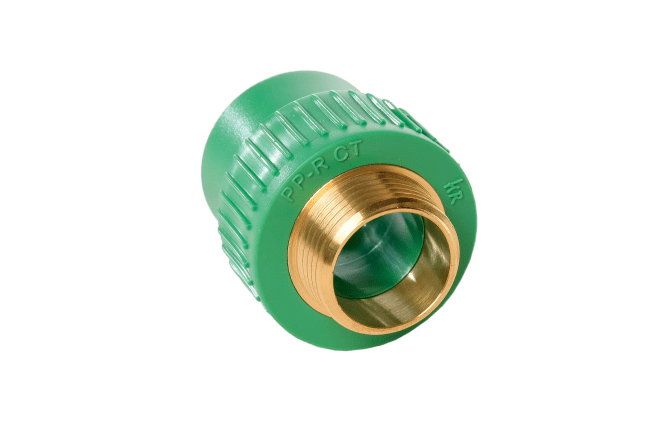 Overgangsnippel 32x1" - PP-R 125 GREEN