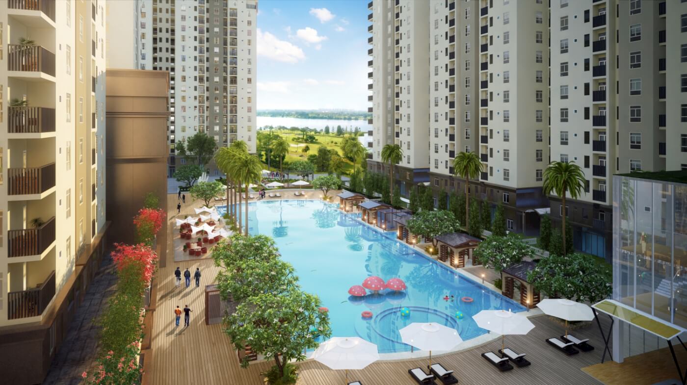 Hồ bơi Ánh Viên rộng 1.800 m2 sẽ là lựa chọn không thể bỏ qua cho những cư dân thích bơi lội Hồ bơi Ánh Viên rộng 1.800 m2 sẽ là lựa chọn không thể bỏ qua cho những cư dân thích bơi lội