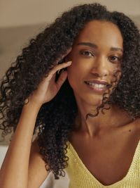 Girl smiling