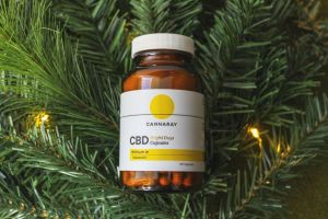CBD Capsules on Tree