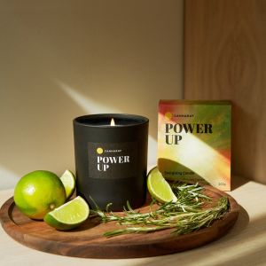 Cannaray Power Up CBD Candle & Bright Days CBD Oil