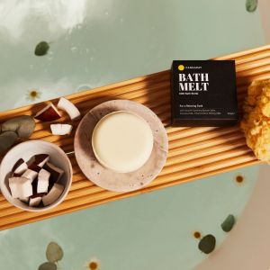 Cannaray CBD Bath Melt with ingredients