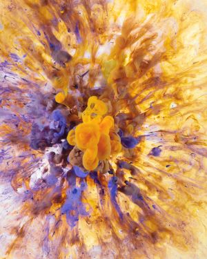 Abstract ink blot