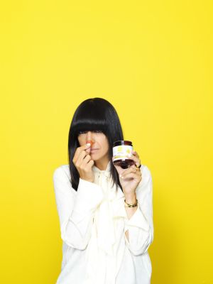 Claudia Winkleman with Cannaray CBD Gummies