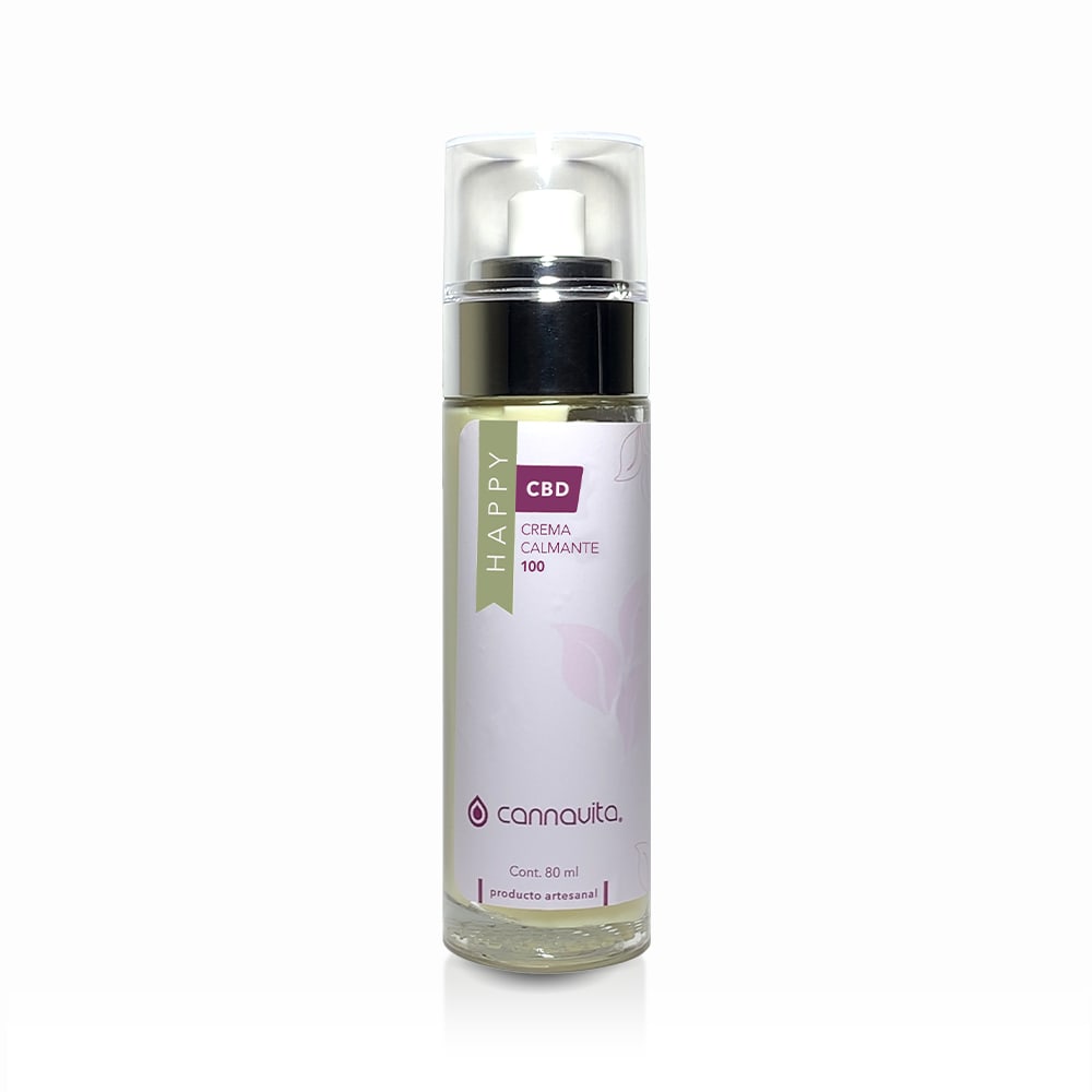 Happy – Crema calmante de dolor muscular con CBD - 80 ml
