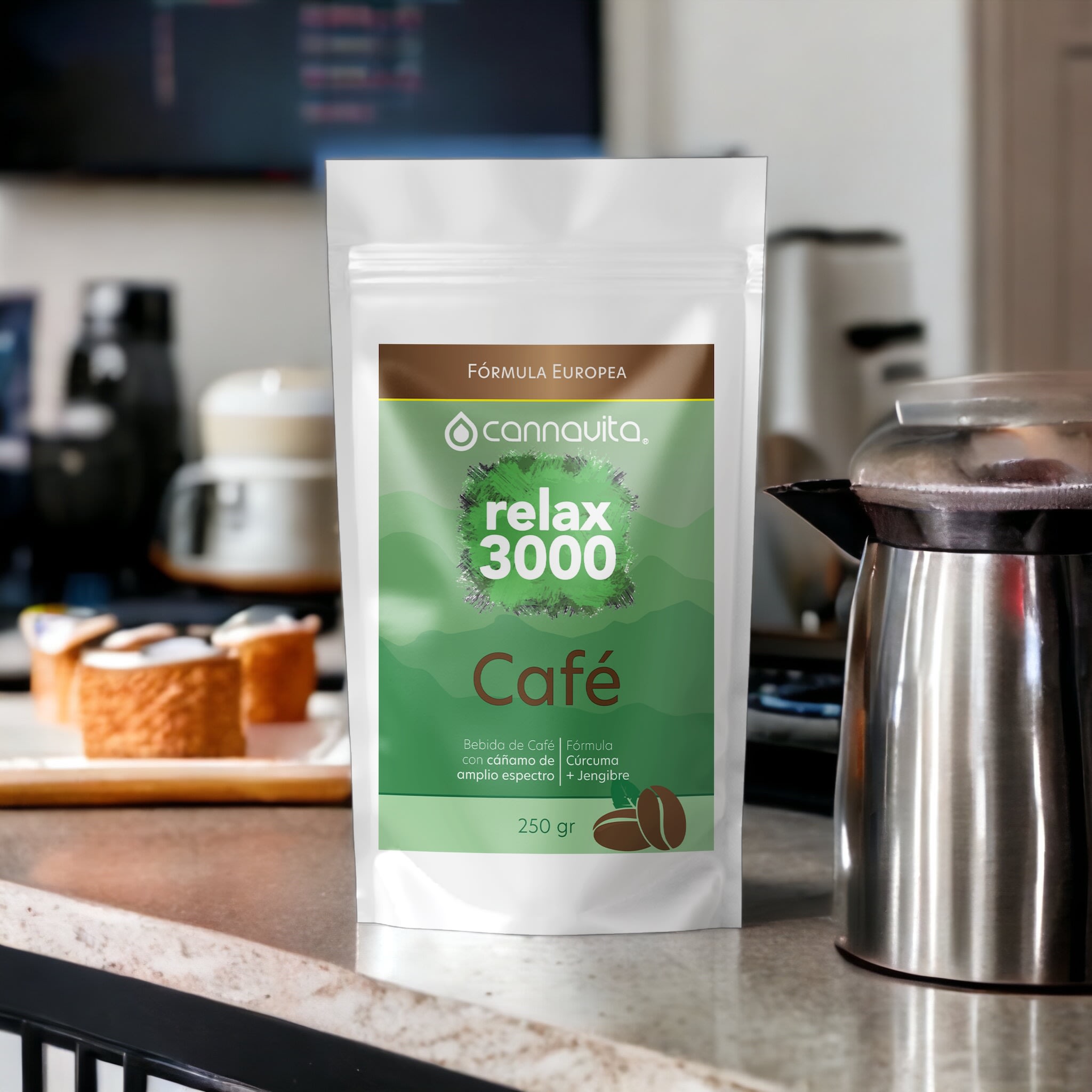 Café Relax 3000 - Bebida de Café con Cúrcuma y Jengibre