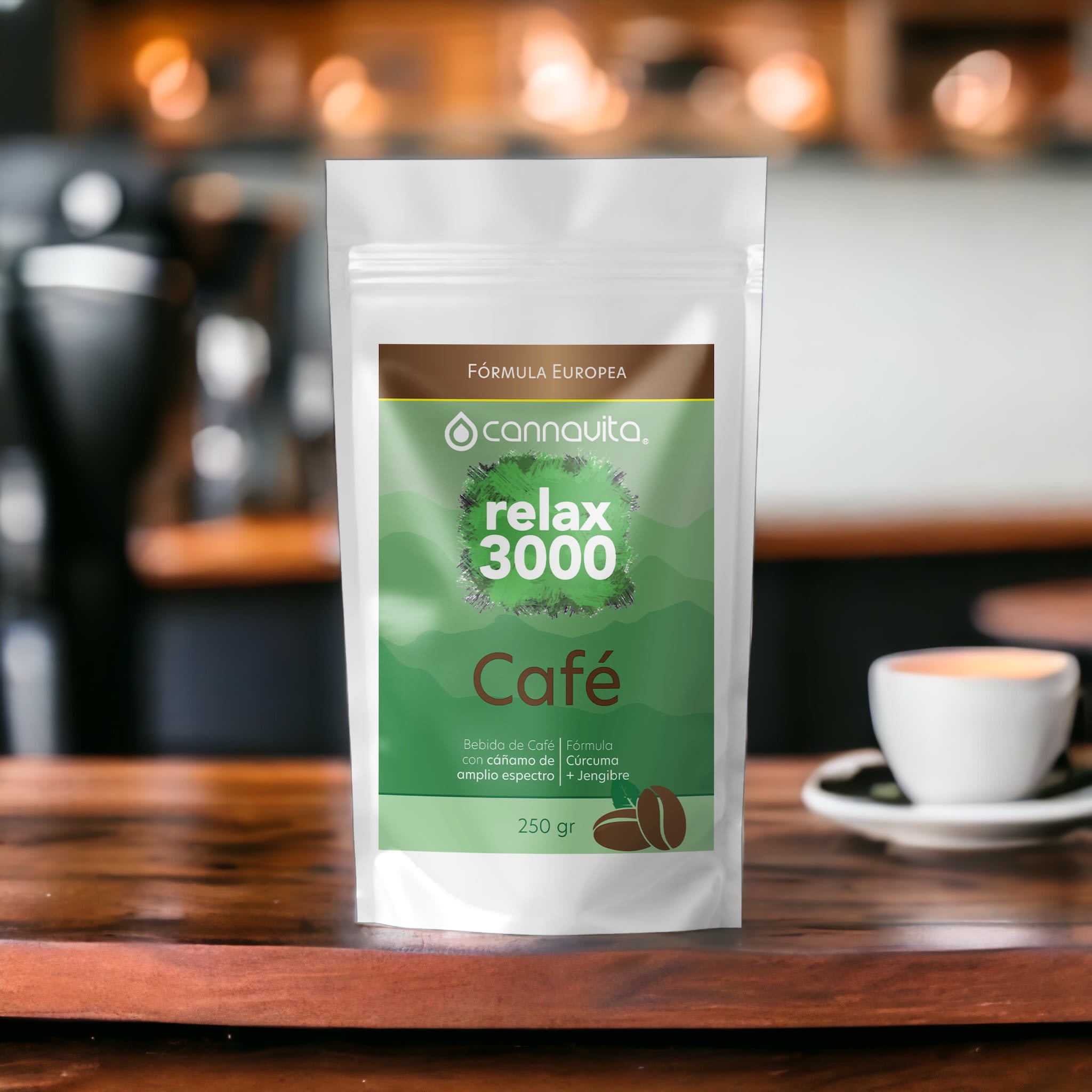 Café Relax 3000 - Bebida de Café con Cúrcuma y Jengibre