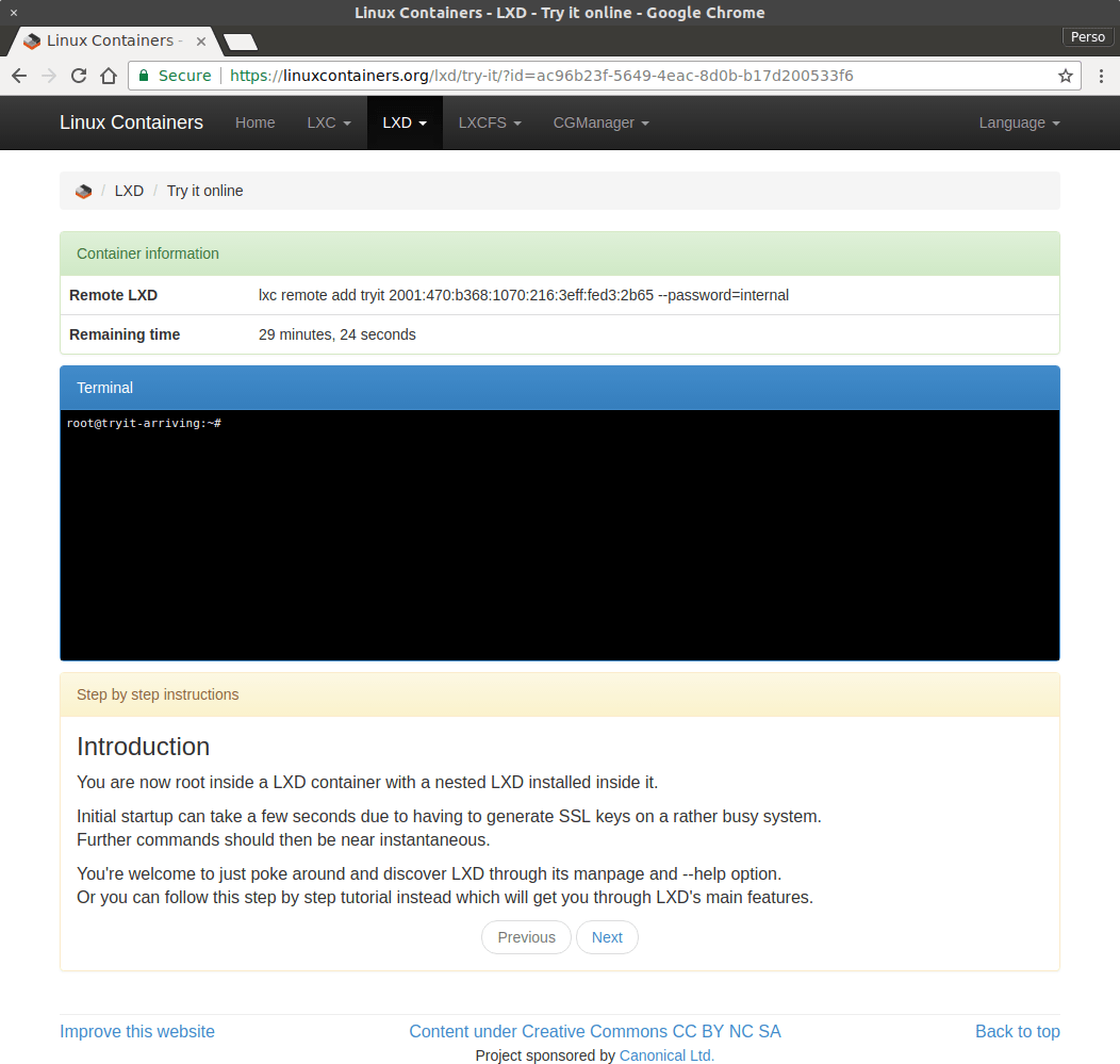 Run your own LXD demo server | Canonical