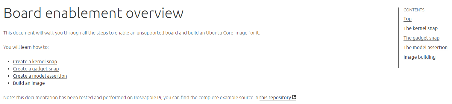 Ubuntu Core Profile Setup How to build your own Ubuntu Core image and other documentation add-on ...