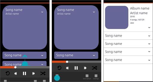 Music app: focus on the content | Ubuntu