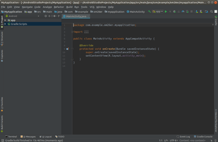snap android studio