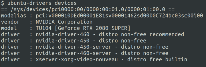 Ubuntu check gpu device shop