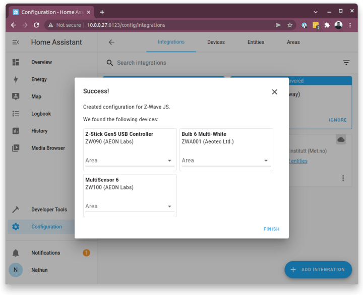 Install Zwave JS UI on Linux