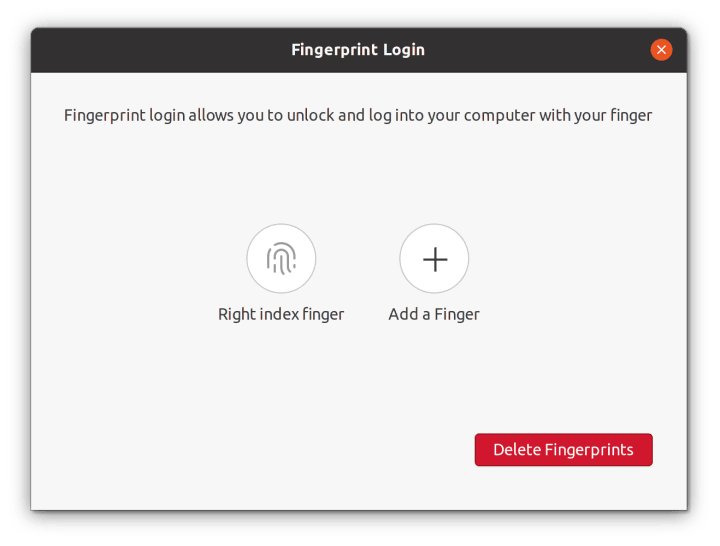 ubuntu install fingerprint reader