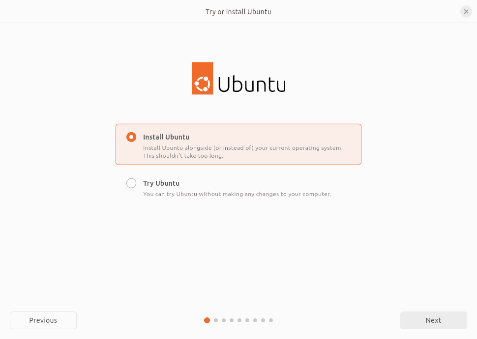 New Ubuntu 22.04 installer