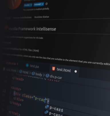 Introducing a VSCode extension for Vanilla CSS Framework