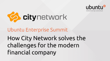 How City Network solves challenges for the modern financial company