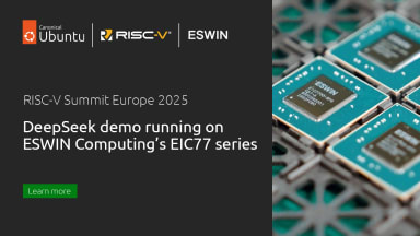 See a DeepSeek demo running on ESWIN Computing’s EIC77 series at RISC-V Summit Europe 2025 in Paris