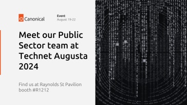 Meet our Public Sector team at Technet Augusta 2024