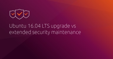 Ubuntu 16.04 LTS upgrade vs extended security maintenance