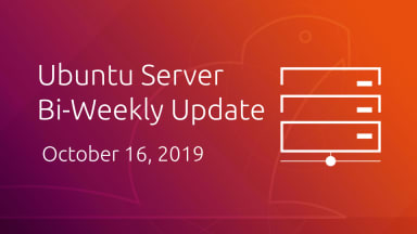 Ubuntu Server development summary – 16 October 2019