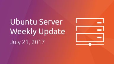 Ubuntu Server Development Summary – 21 July 2017