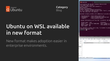 Ubuntu available in Microsoft’s new WSL distribution format
