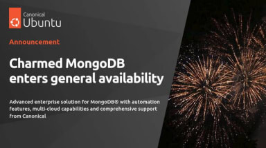 Charmed MongoDB enters general availability