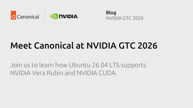 Meet Canonical at NVIDIA GTC 2026