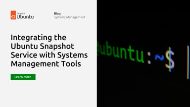 Integrating the Ubuntu Snapshot Service into systems management and update tools