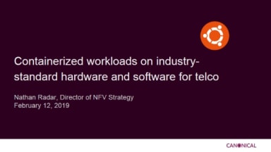Understanding containerised workloads for Telco