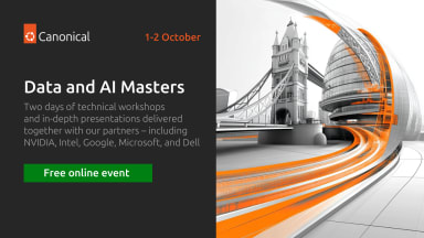 Join industry experts at Data and AI Masters