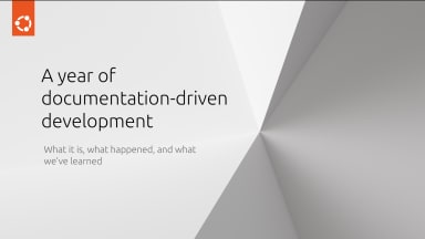 A year of documentation-driven development