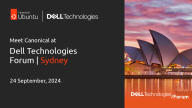 Join Canonical in Sydney at Dell Technologies Forum